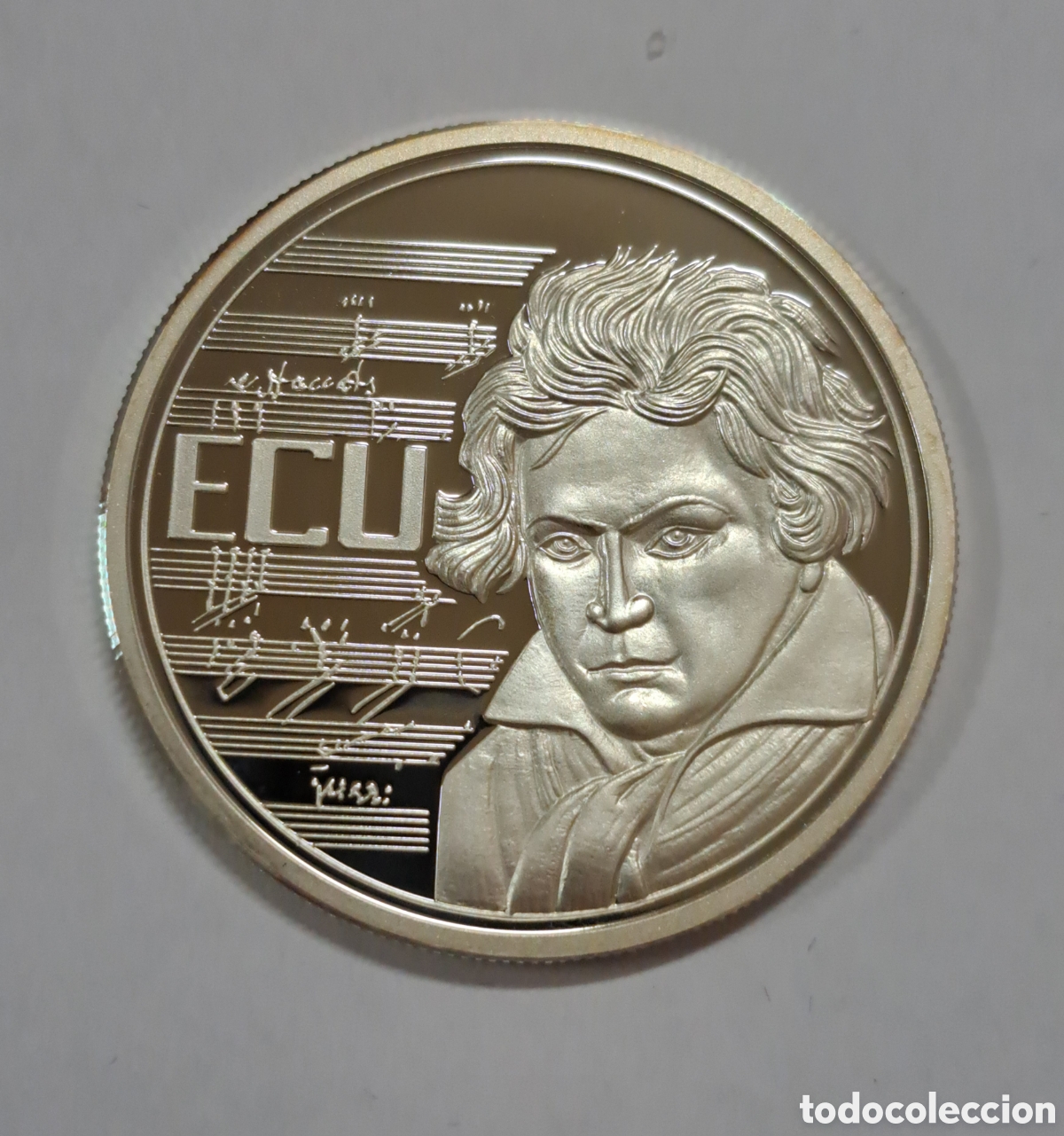Monedas antiguas de Europa: Medalla de plata pura 999 con certificado de autenticidad calidad proof a&ntilde;o 1993