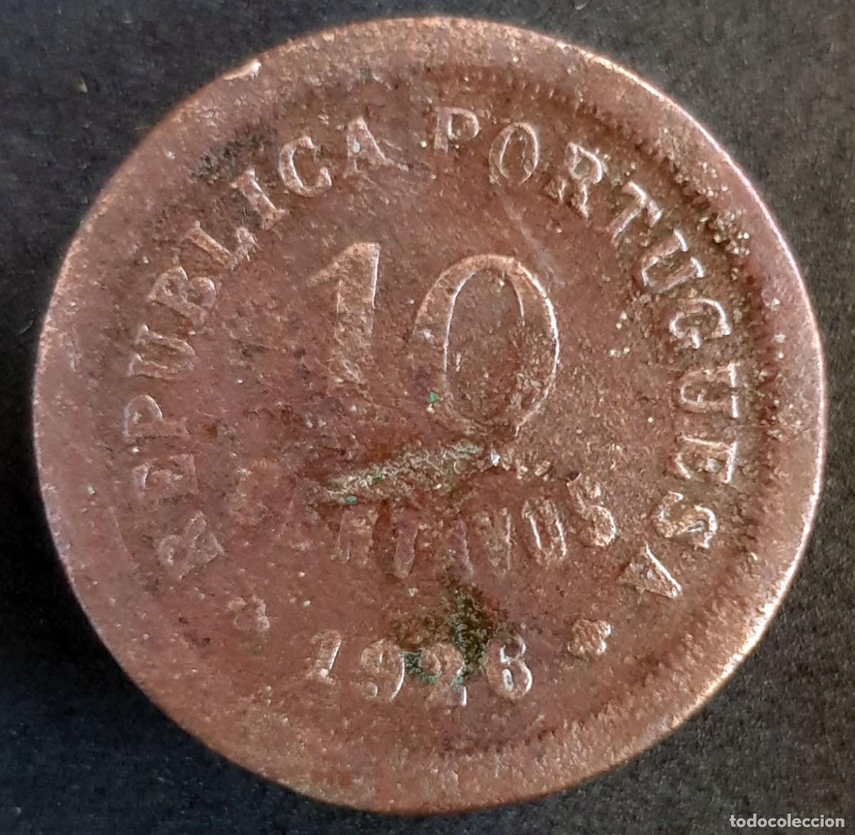 Monedas antiguas de Europa: 10 Centavos (1926) - Portugal