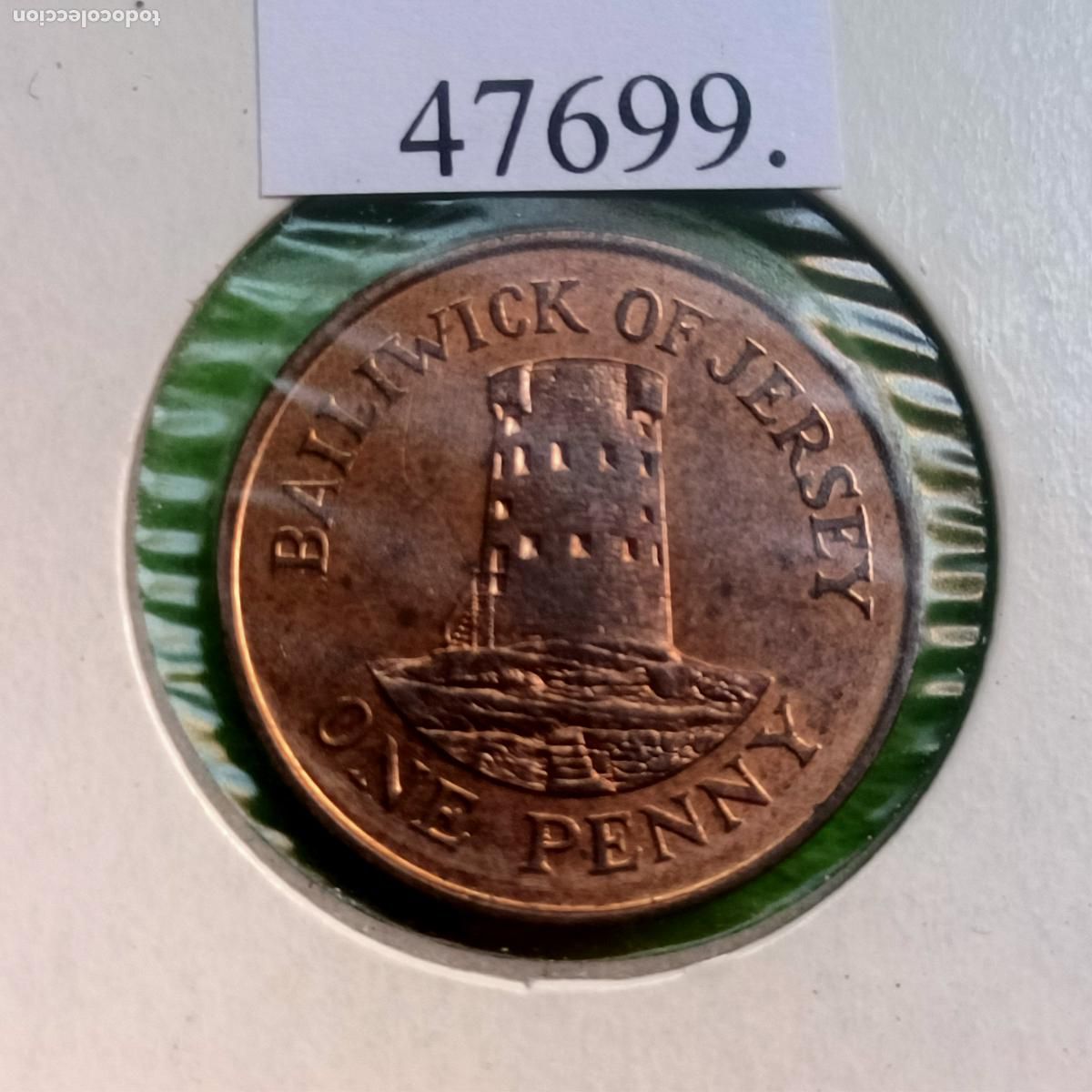 Monedas antiguas de Europa: Jersey 1 penique 1990