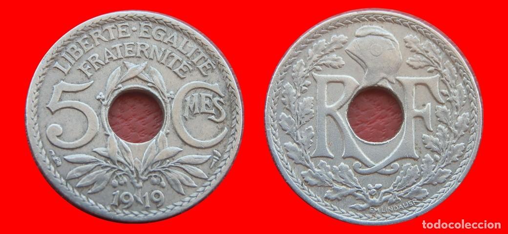 Monedas antiguas de Europa: 5 CENTIMOS 1919 FRANCIA-151582