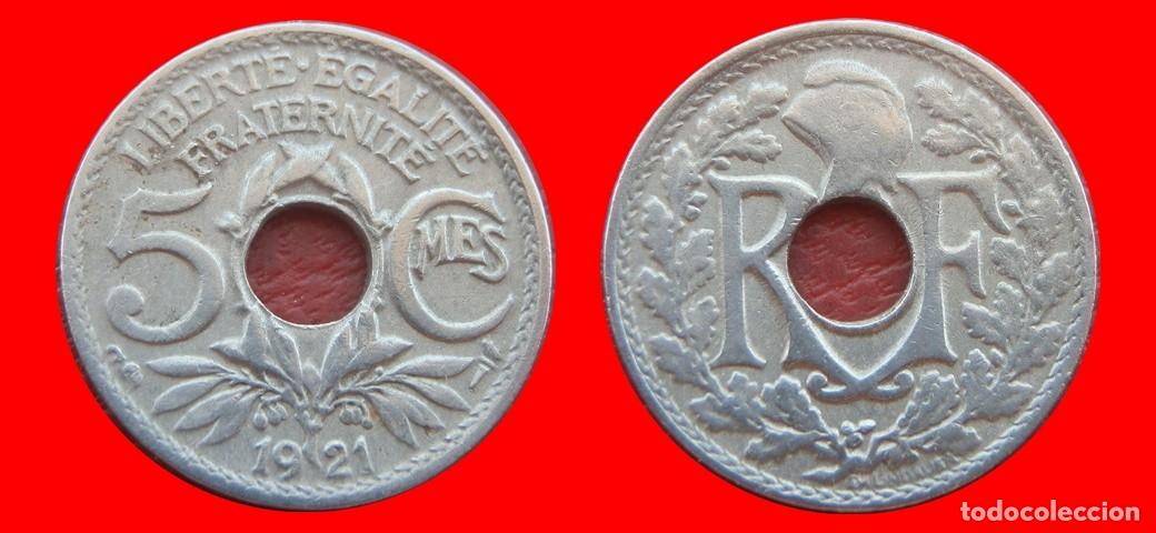 Monedas antiguas de Europa: 5 CENTIMOS 1921 FRANCIA-151583