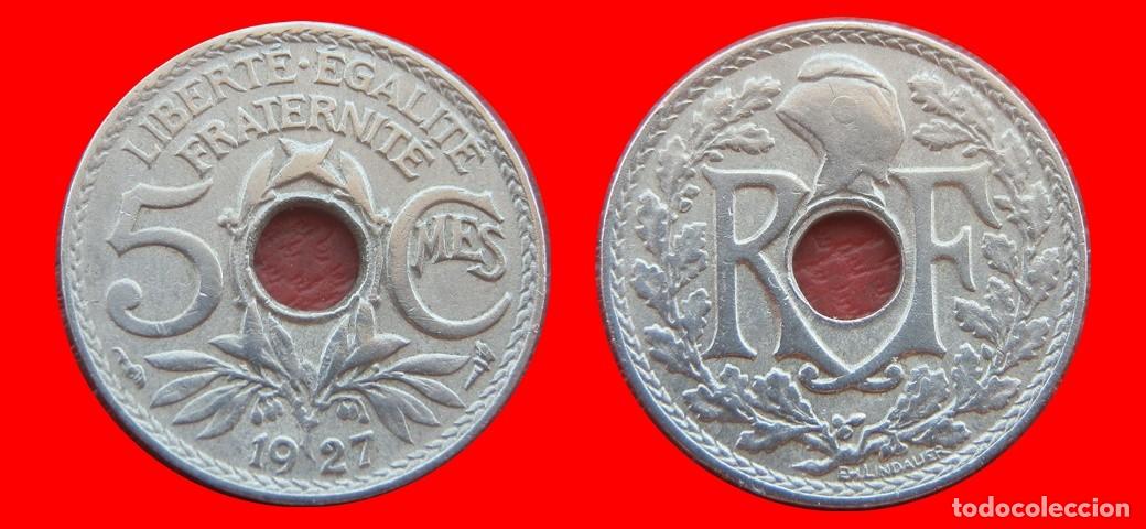 Monedas antiguas de Europa: 5 CENTIMOS 1927 FRANCIA-151584
