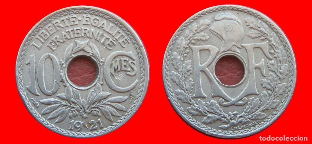 Monedas antiguas de Europa: 10 CENTIMOS 1921 FRANCIA-151589