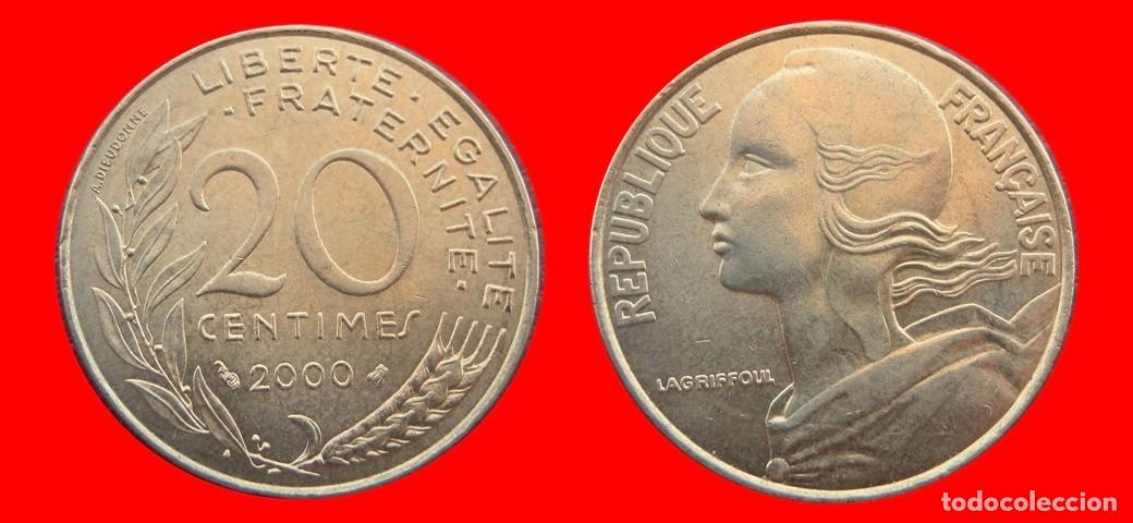 Monedas antiguas de Europa: 20 CENTIMOS 2000 FRANCIA-151597