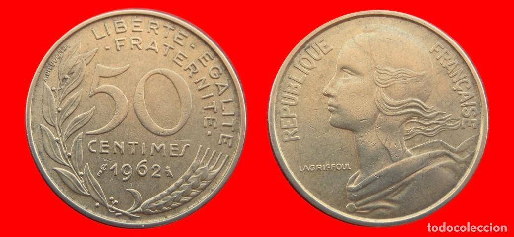 Monedas antiguas de Europa: 50 CENTIMOS 1962 FRANCIA-151598