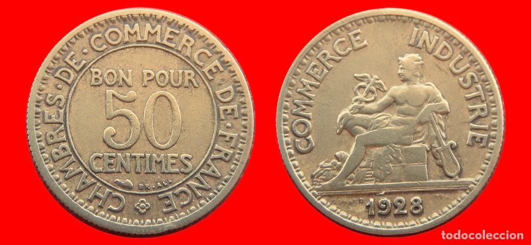 Monedas antiguas de Europa: 50 CENTIMOS 1928 FRANCIA-151601