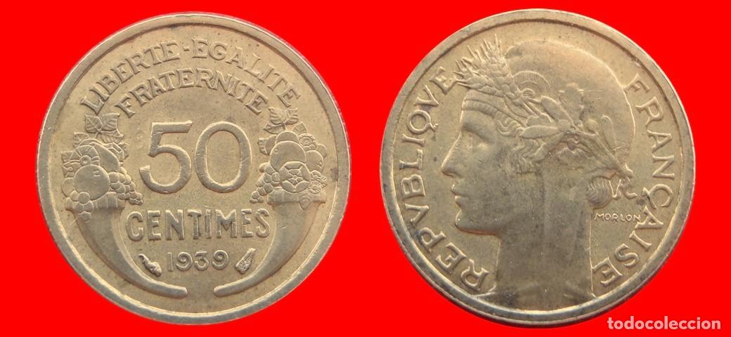 Monedas antiguas de Europa: 50 CENTIMOS 1939 FRANCIA-151603