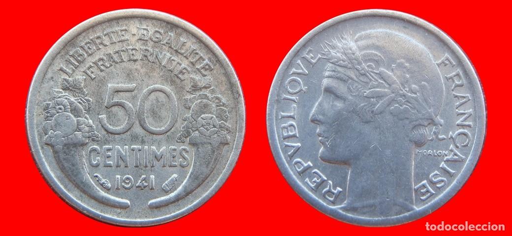 Monedas antiguas de Europa: 50 CENTIMOS 1941 ALUMINIO FRANCIA-151604
