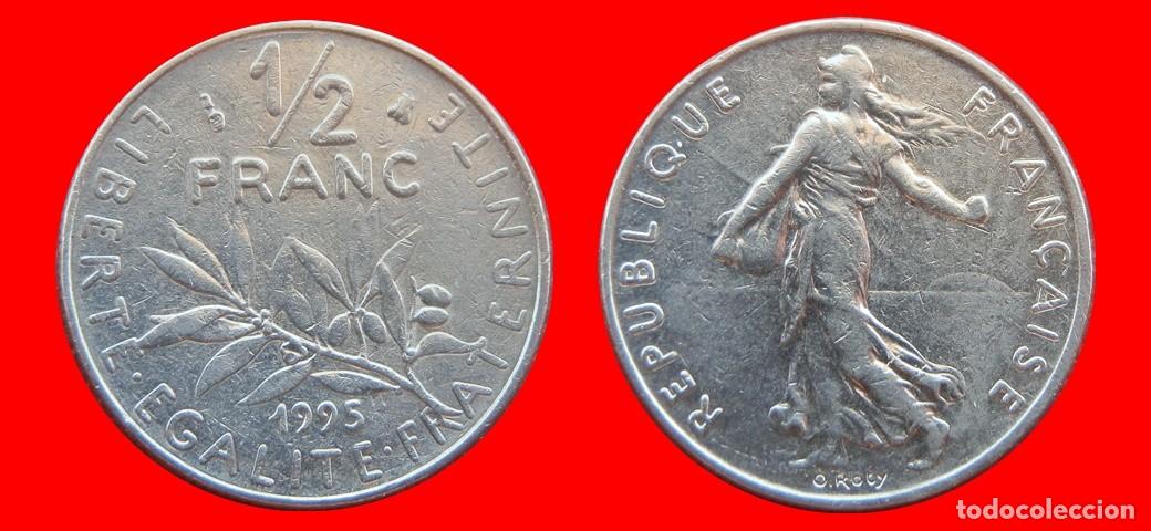 Monedas antiguas de Europa: 1/2 FRANCO 1995 FRANCIA-151606