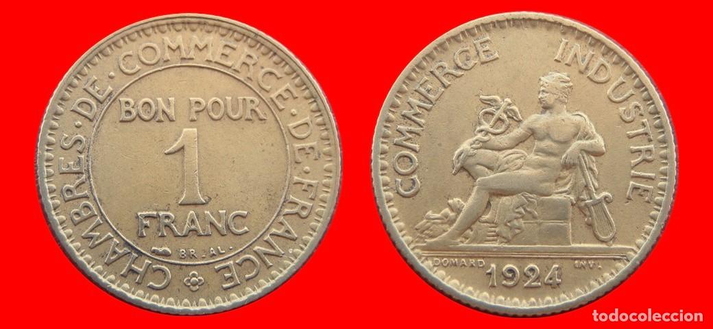 Monedas antiguas de Europa: 1 FRANCO 1924 FRANCIA-151608