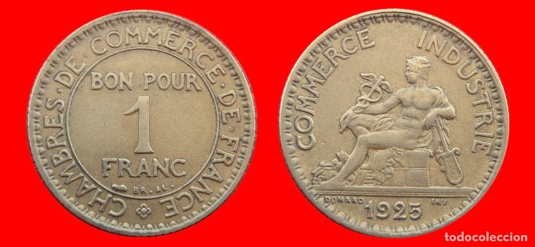 Monedas antiguas de Europa: 1 FRANCO 1925 FRANCIA-151609