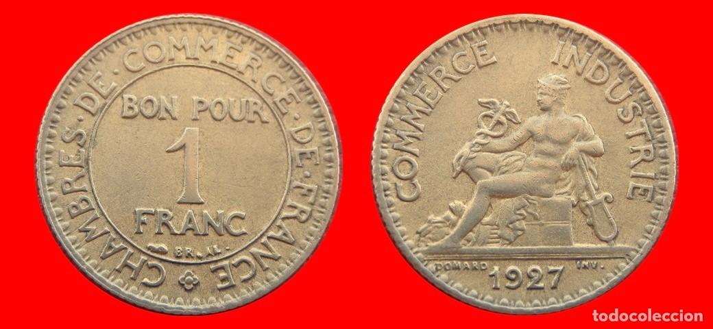 Monedas antiguas de Europa: 1 FRANCO 1927 FRANCIA-151610