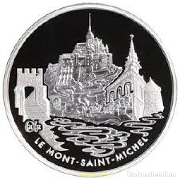 Monedas antiguas de Europa: 1996 FRANCIA 2002 FRANCE 1.50 EURO 2002 MONUMENTS MONT SAINT MICHEL SILVER 1 1/2