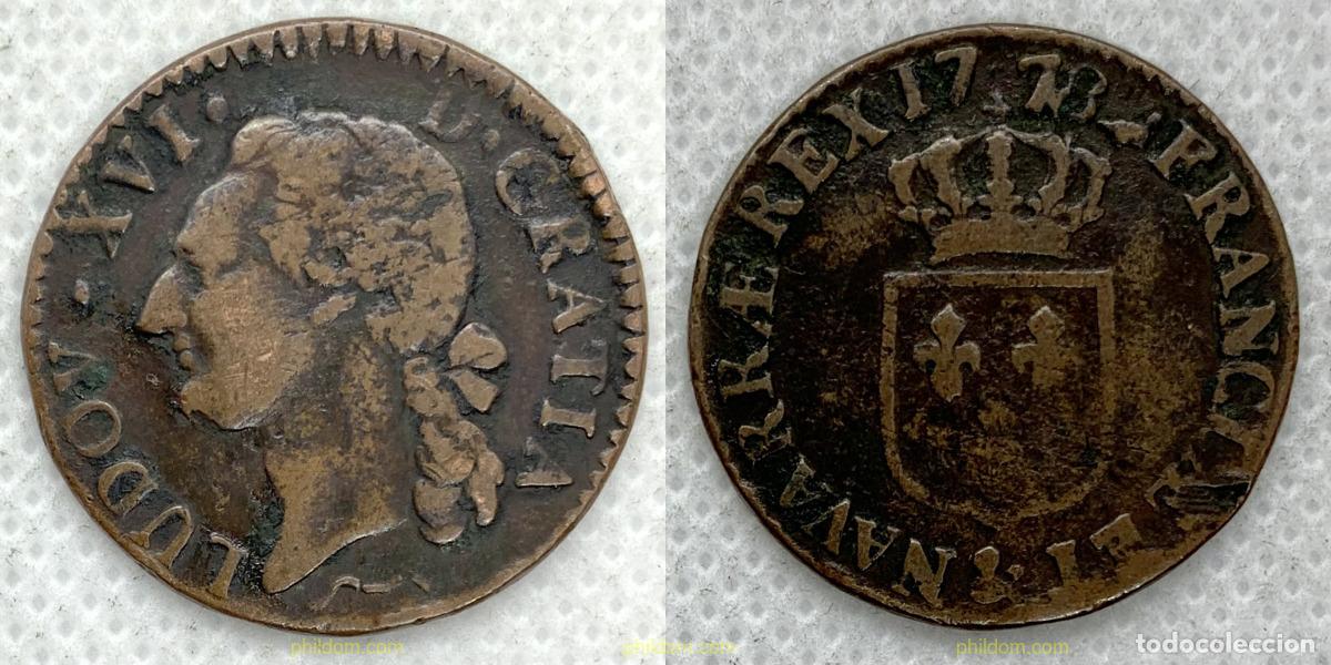 Monedas antiguas de Europa: 2609 FRANCIA 1778 LUDO XVI 1778 1 SOL LOUIS XVI