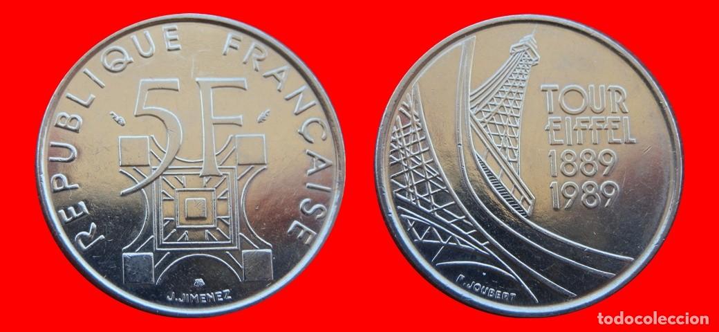 Monedas antiguas de Europa: 5 FRANCOS 1989 FRANCIA-151624