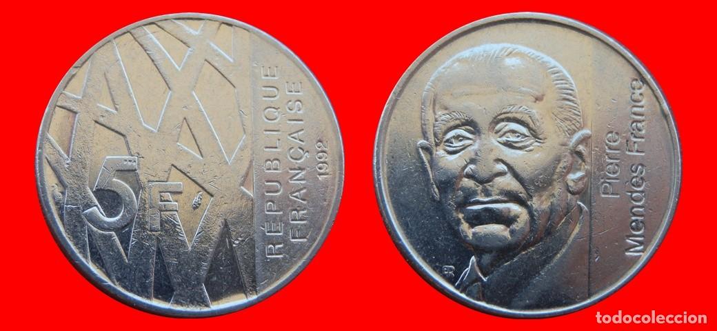 Monedas antiguas de Europa: 5 FRANCOS 1992 FRANCIA-151625