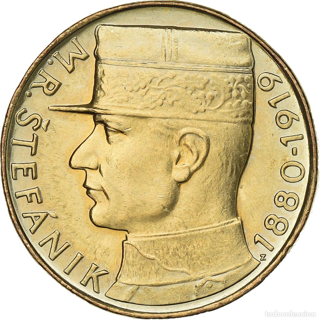 Monedas antiguas de Europa: [#199029] Checoslovaquia, 10 Korun, 1991, N&iacute;quel - bronce, EBC, KM:153