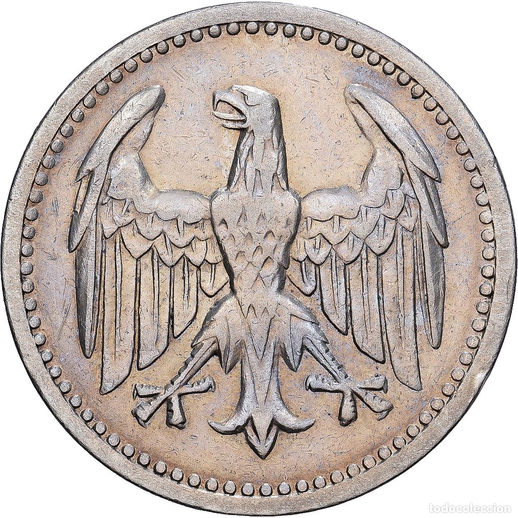 Monedas antiguas de Europa: [#1545509] Alemania, 3 Mark, 1924, Berlin, Plata, MBC, KM:43
