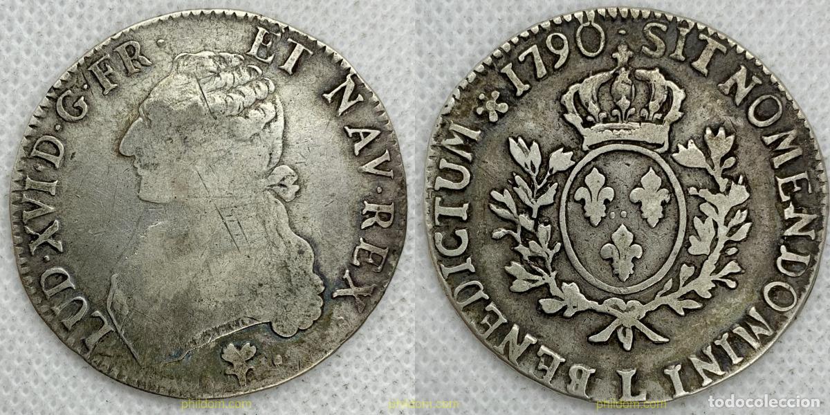 Monnaies anciennes de Europe: 2693 FRANCIA 1790 LOUIS XVI 1790 L BAYONNE