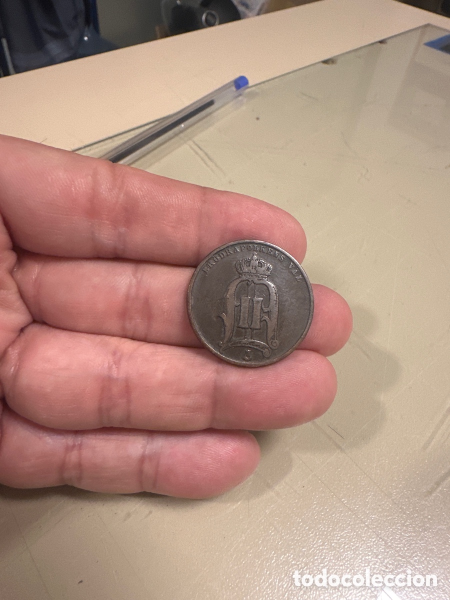 Monedas antiguas de Europa: Moneda de Suecia de 5 ore a&ntilde;o 1874