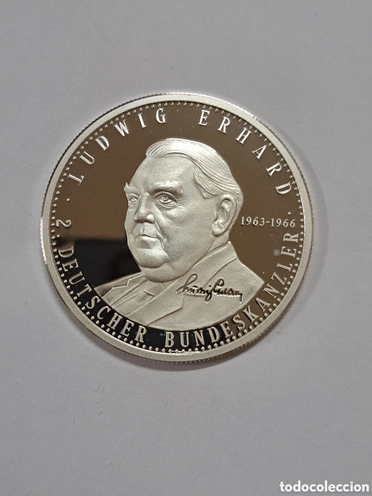 Monedas antiguas de Europa: Medalla de plata pura 999 con certificado de autenticidad calidad proof a&ntilde;o 1992