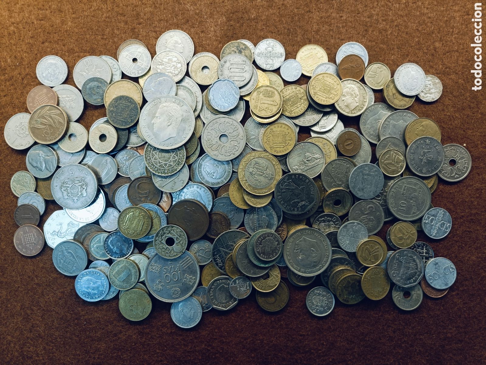Monedas antiguas de Europa: LOTE DE 1 KILO DE MONEDAS MUNDIALES . GRAN VARIEDAD. REF 2
