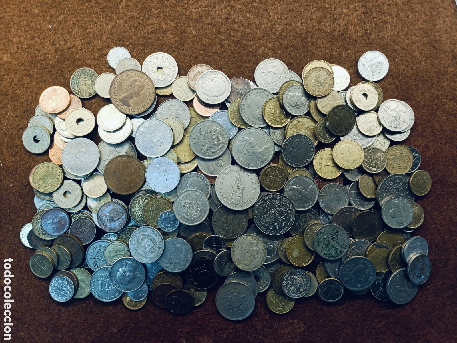 Monedas antiguas de Europa: LOTE DE 1 KILO DE MONEDAS MUNDIALES . GRAN VARIEDAD. REF 7