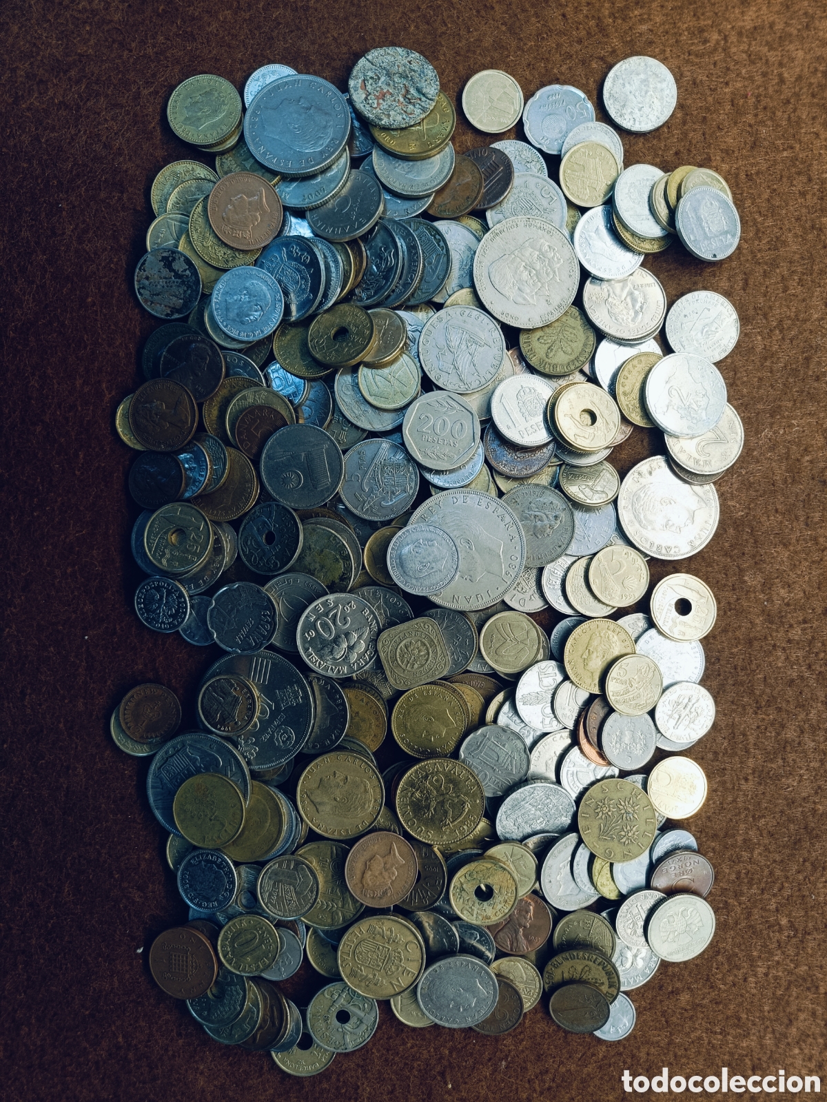 Monedas antiguas de Europa: LOTE DE 1 KILO DE MONEDAS MUNDIALES . GRAN VARIEDAD. REF 9