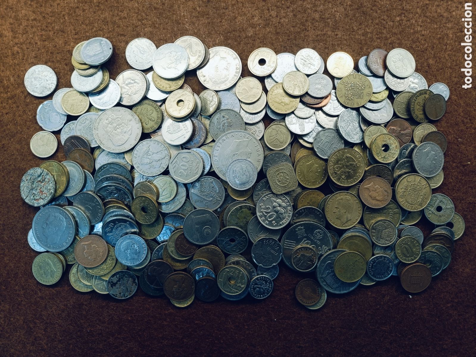 Monedas antiguas de Europa: LOTE DE 1 KILO DE MONEDAS MUNDIALES . GRAN VARIEDAD. REF 9