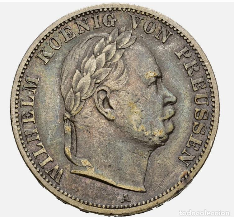 Monedas antiguas de Europa: ALEMANIA PRUSIA 1 TALER 1866
