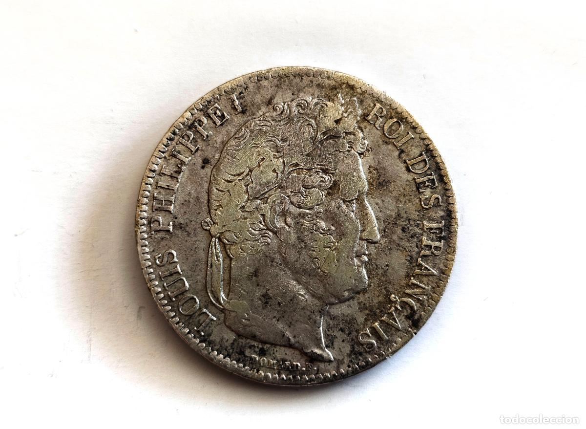 Monedas antiguas de Europa: 5 francos 1840 Rouen B _ Lous Philippe I _ Francia