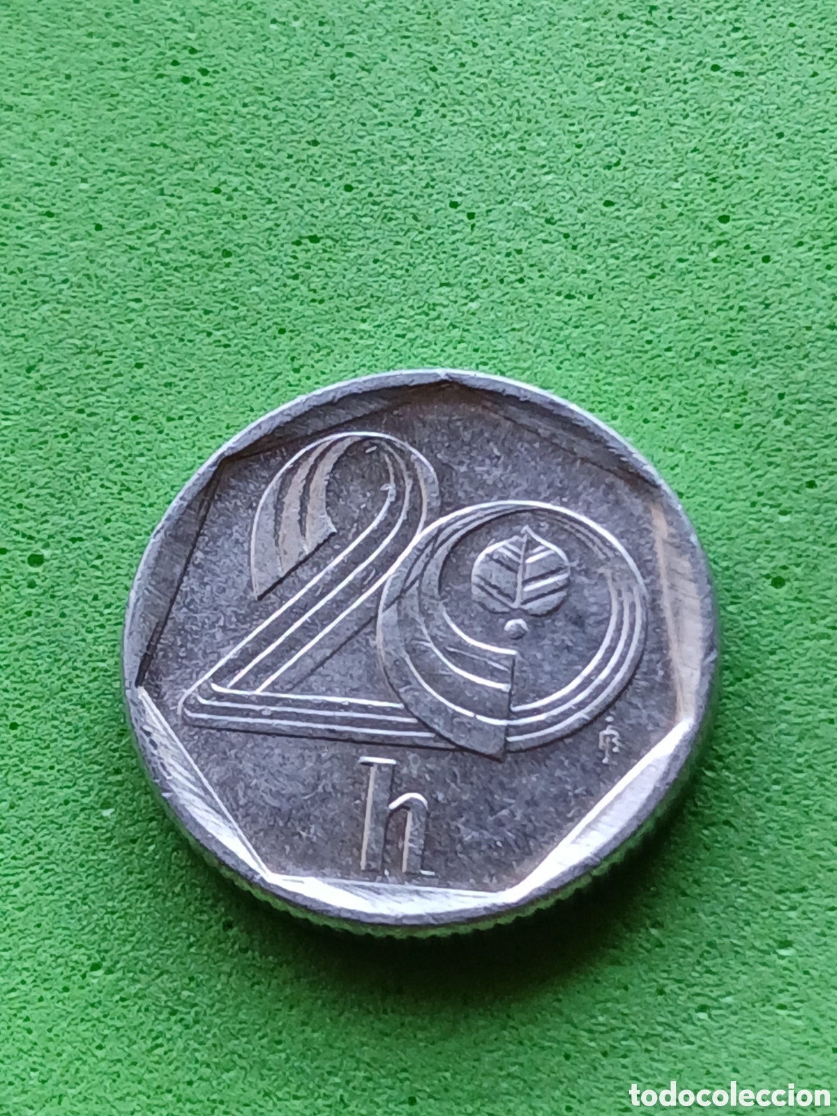Monedas antiguas de Europa: Rep&uacute;blica Checa 20 hellers 1997 km#2.1