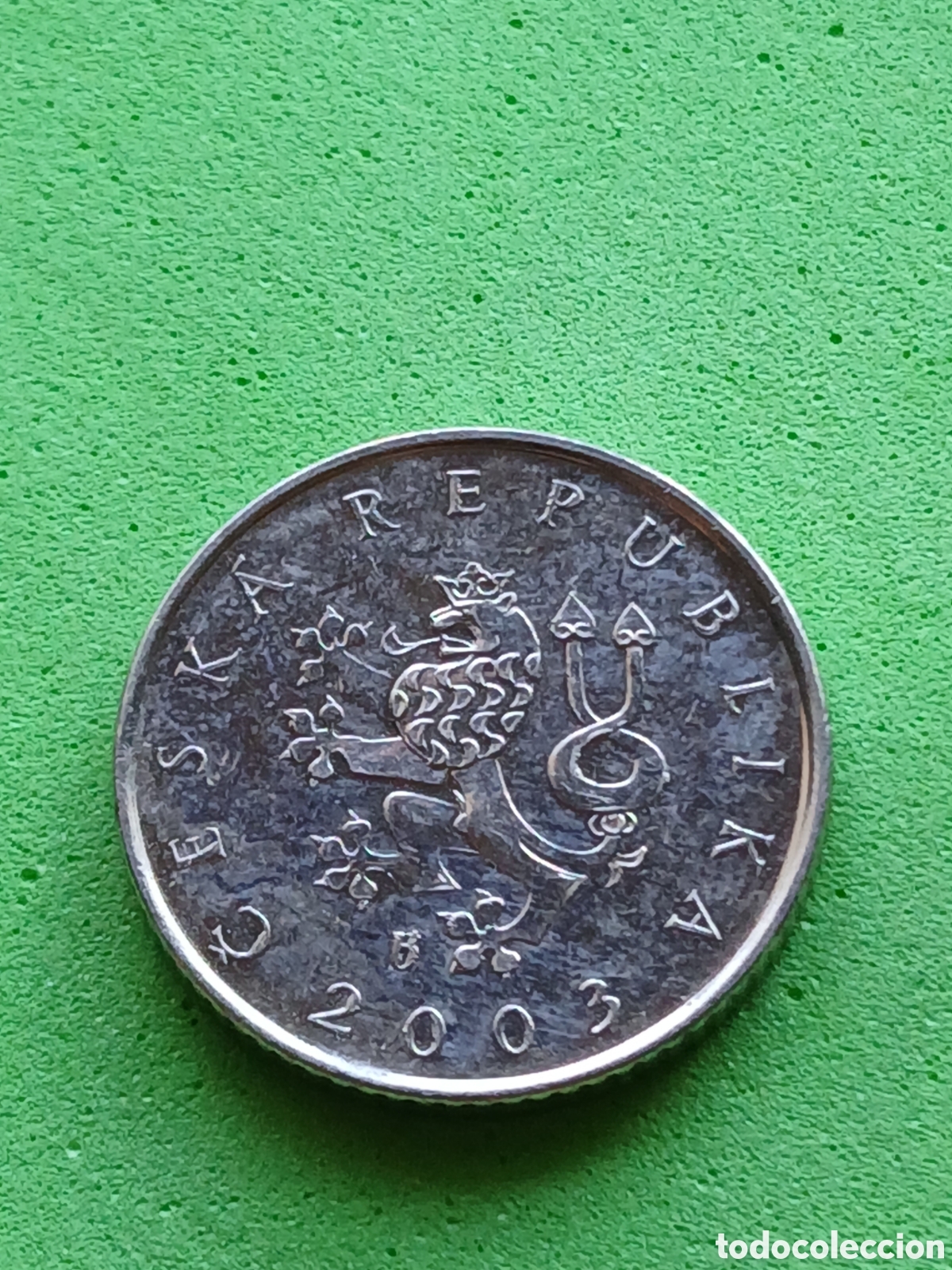 Monedas antiguas de Europa: Rep&uacute;blica Checa 1 corona 2003 km#7