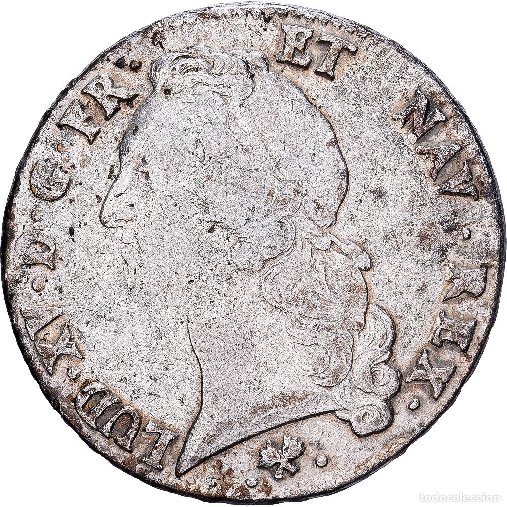 Monedas antiguas de Europa: [#1203056] Francia, Louis XV, &Eacute;cu au bandeau, 1767, Bayonne, Plata, BC+, Gadoury:322