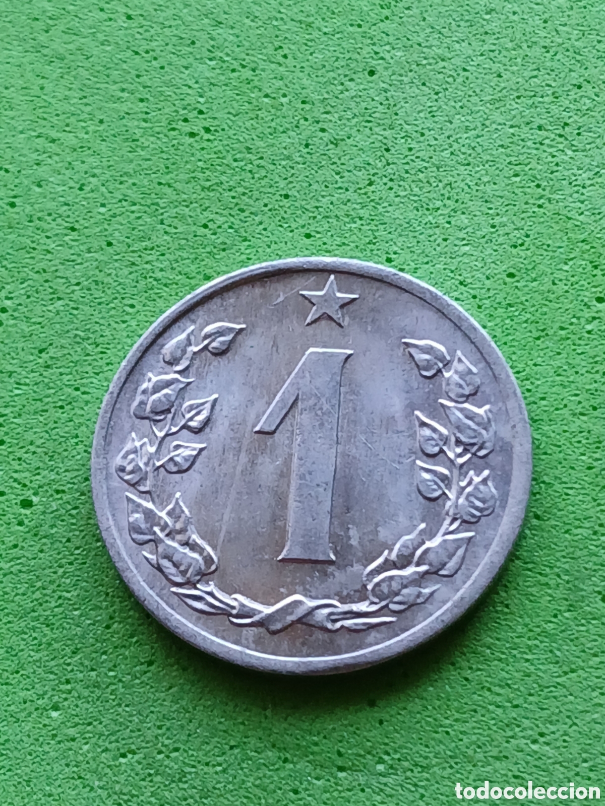Monedas antiguas de Europa: Checoslovaquia 1 heller 1962 km#51