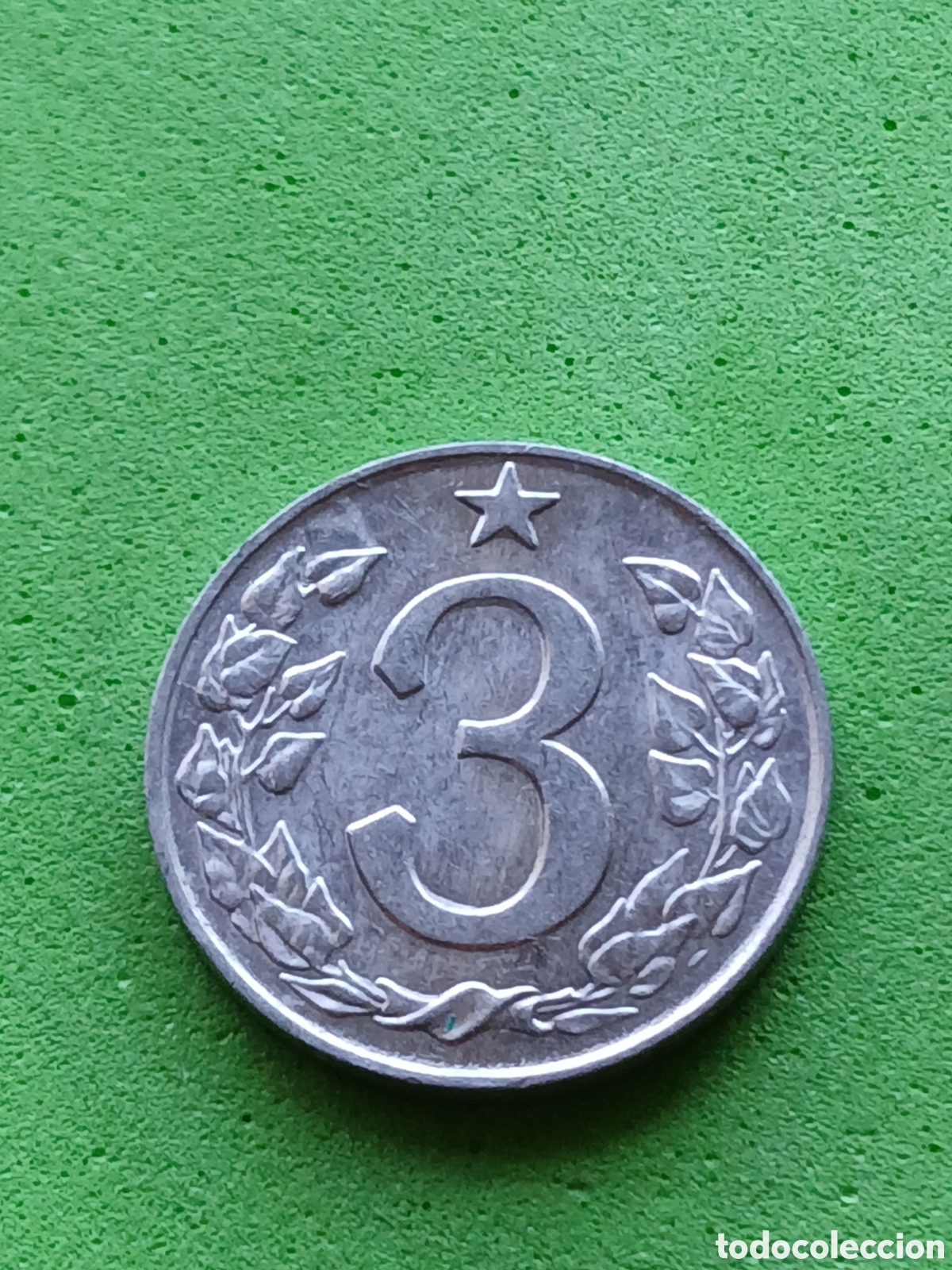 Monedas antiguas de Europa: Checoslovaquia 3 hellers 1963 km#52
