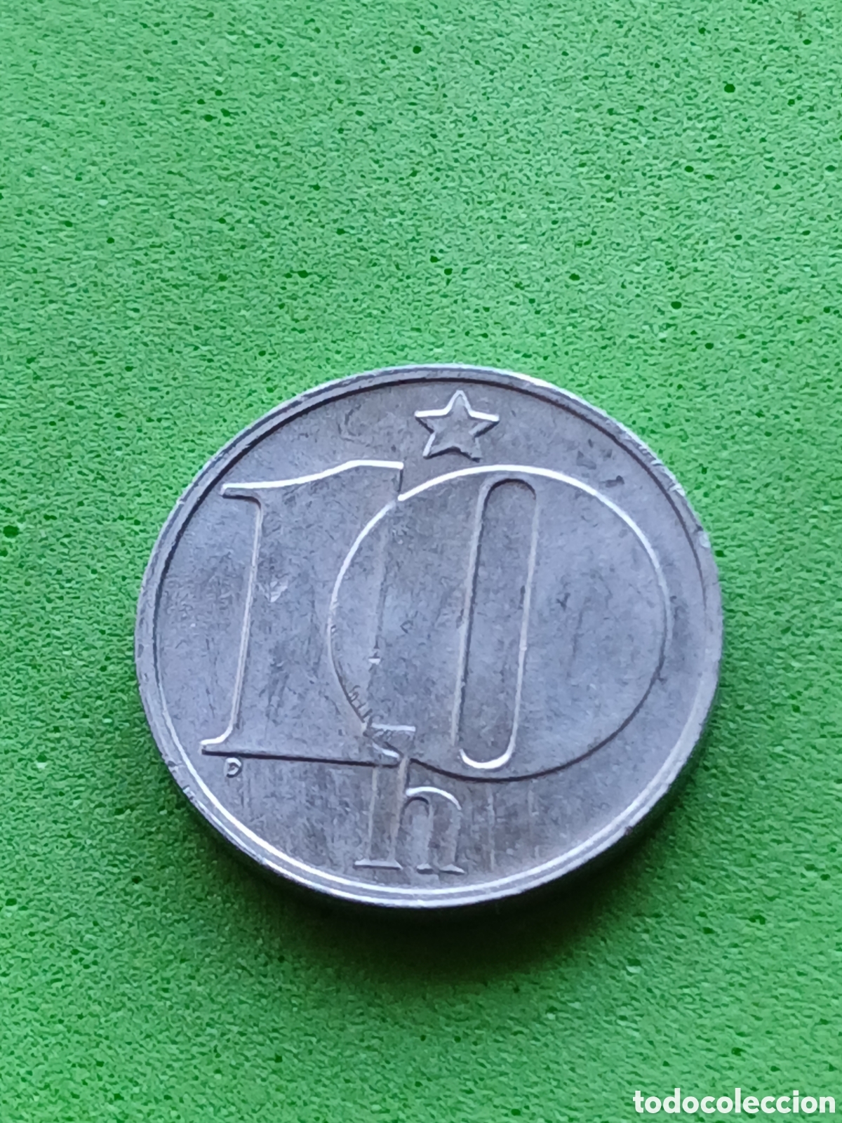 Monedas antiguas de Europa: Checoslovaquia 10 hellers 1975 km#80