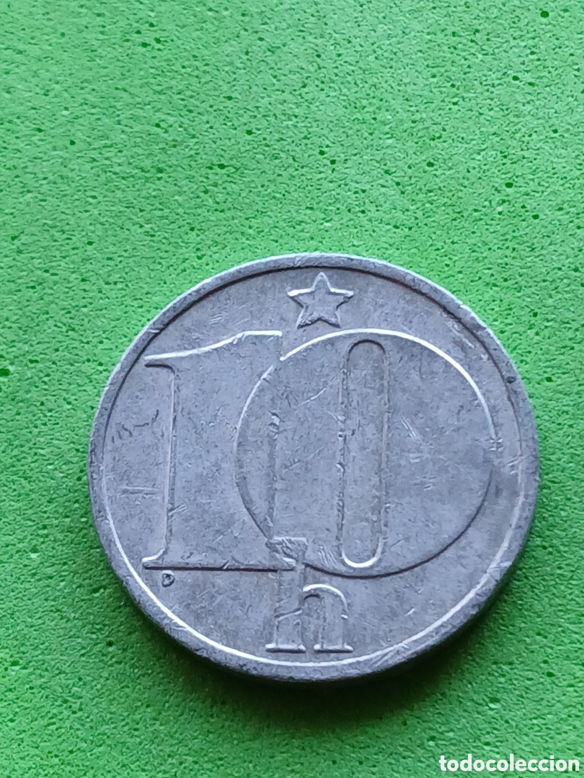 Monedas antiguas de Europa: Checoslovaquia 10 hellers 1985 km#80