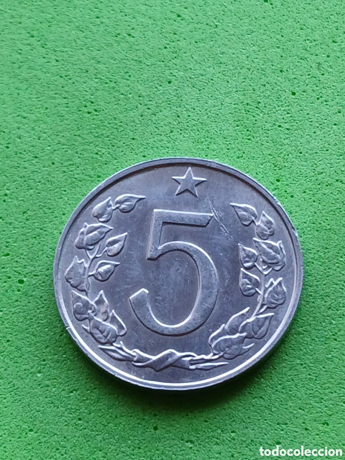 Monedas antiguas de Europa: Checoslovaquia 5 hellers 1967 km#53