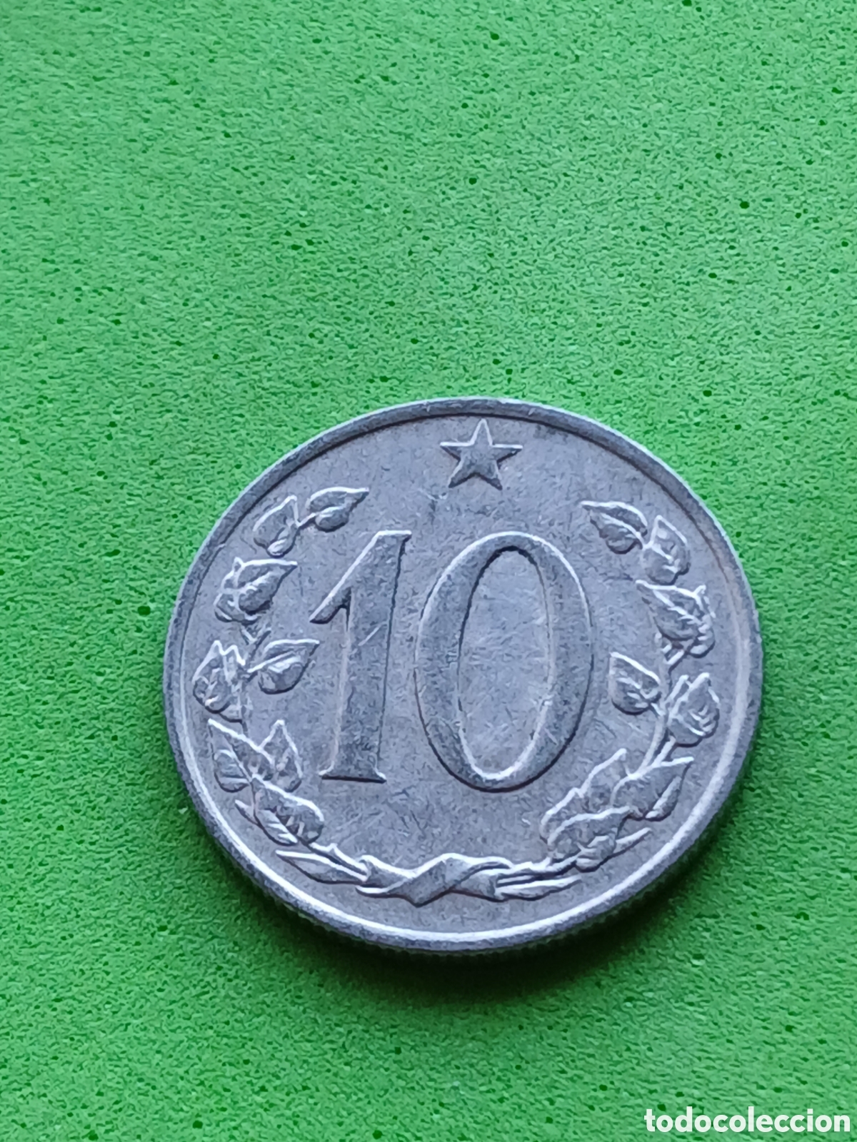Monedas antiguas de Europa: Checoslovaquia 10 hellers 1967 km#49.1