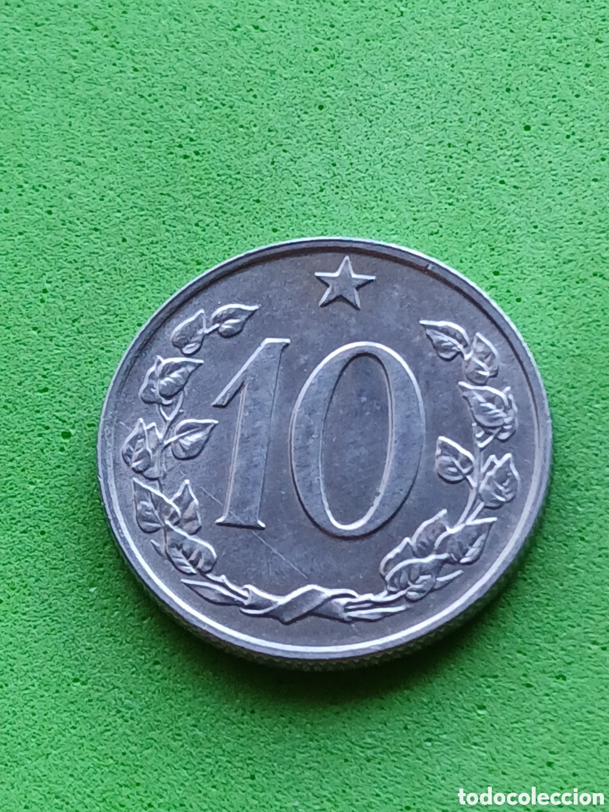 Monedas antiguas de Europa: Checoslovaquia 10 hellers 1969 km#49.1