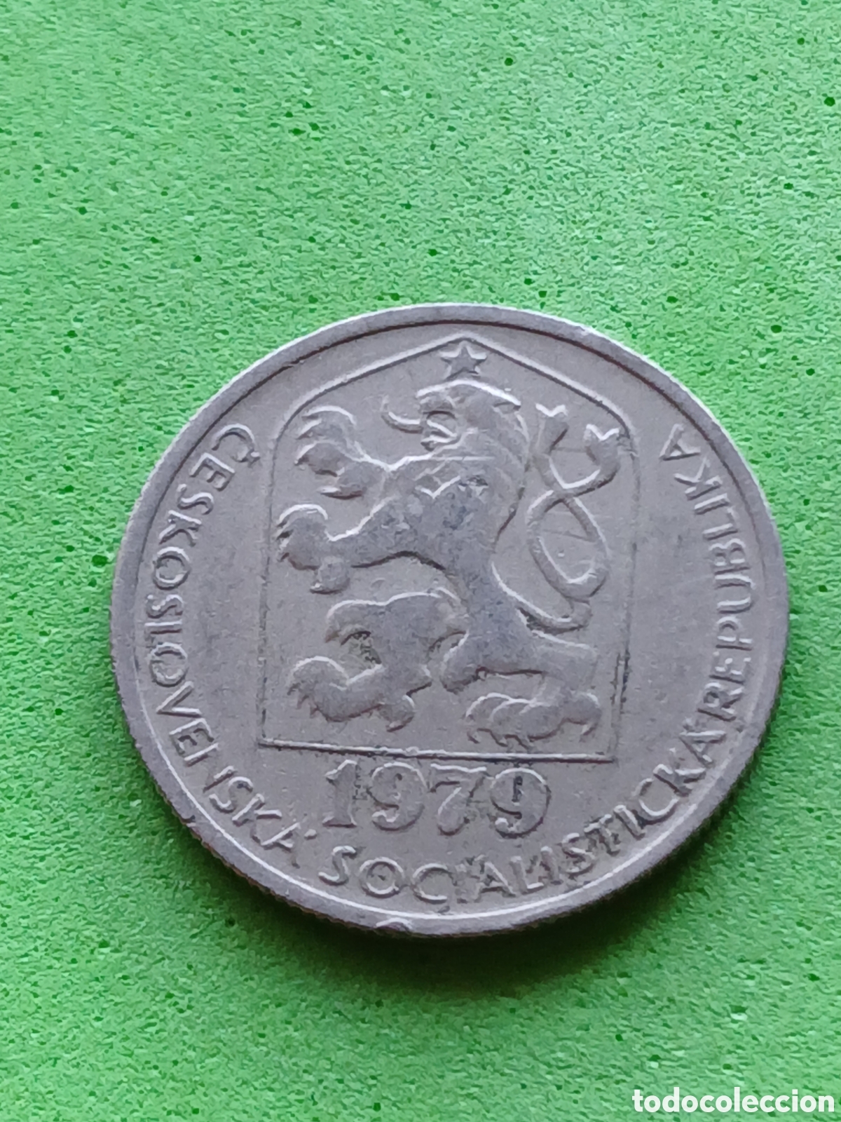 Monedas antiguas de Europa: Checoslovaquia 50 hellers 1979 km#89