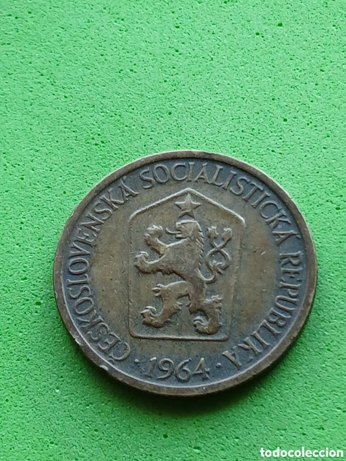 Monedas antiguas de Europa: Checoslovaquia 1 corona 1964 km#50