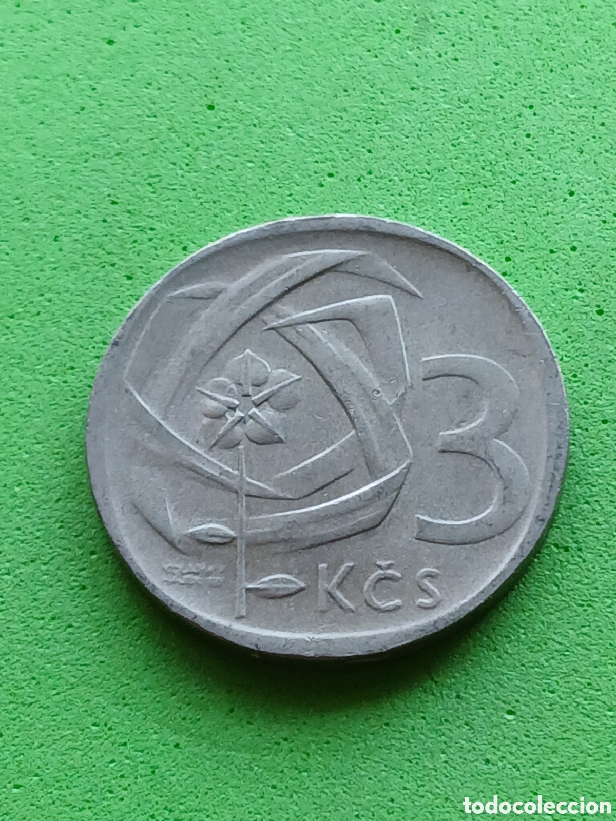Monedas antiguas de Europa: Checoslovaquia 3 coronas 1965 km#57