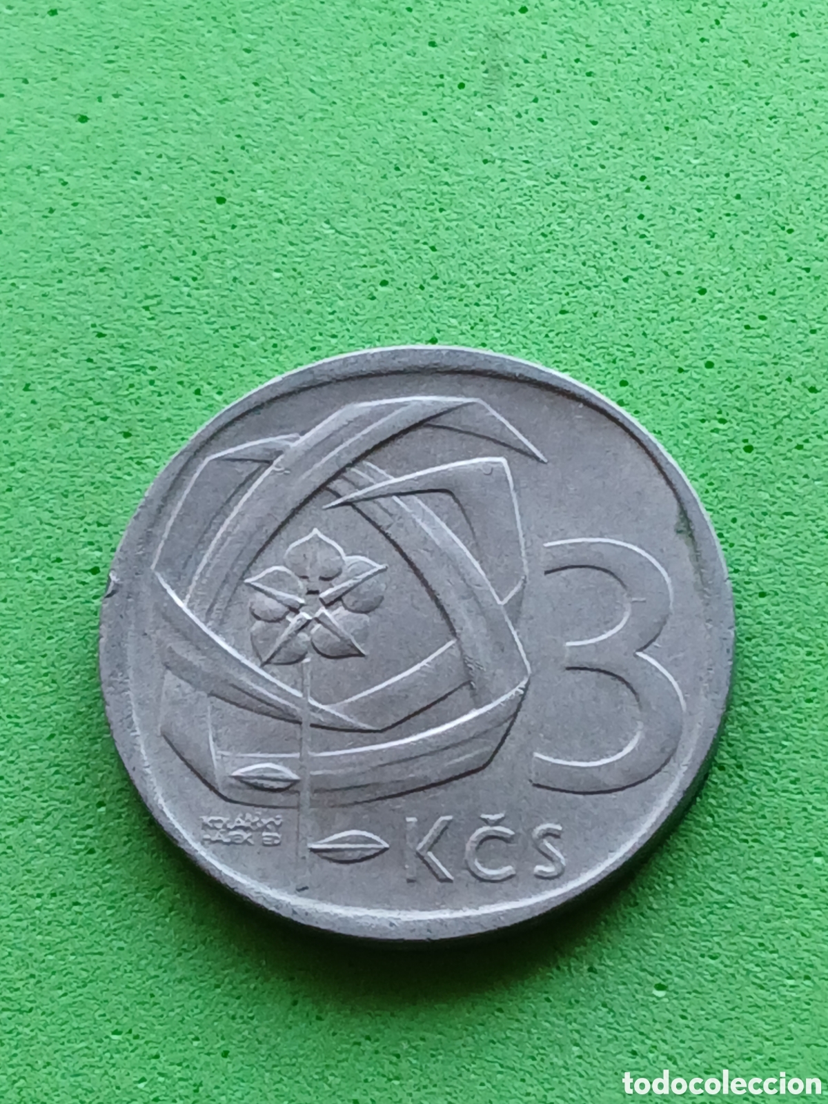 Monedas antiguas de Europa: Checoslovaquia 3 coronas 1969 km#57