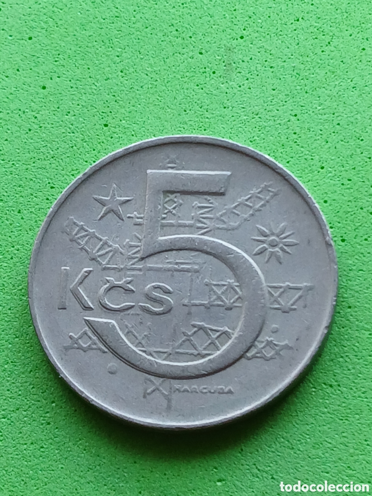 Monedas antiguas de Europa: Checoslovaquia 5 coronas 1969 km#60