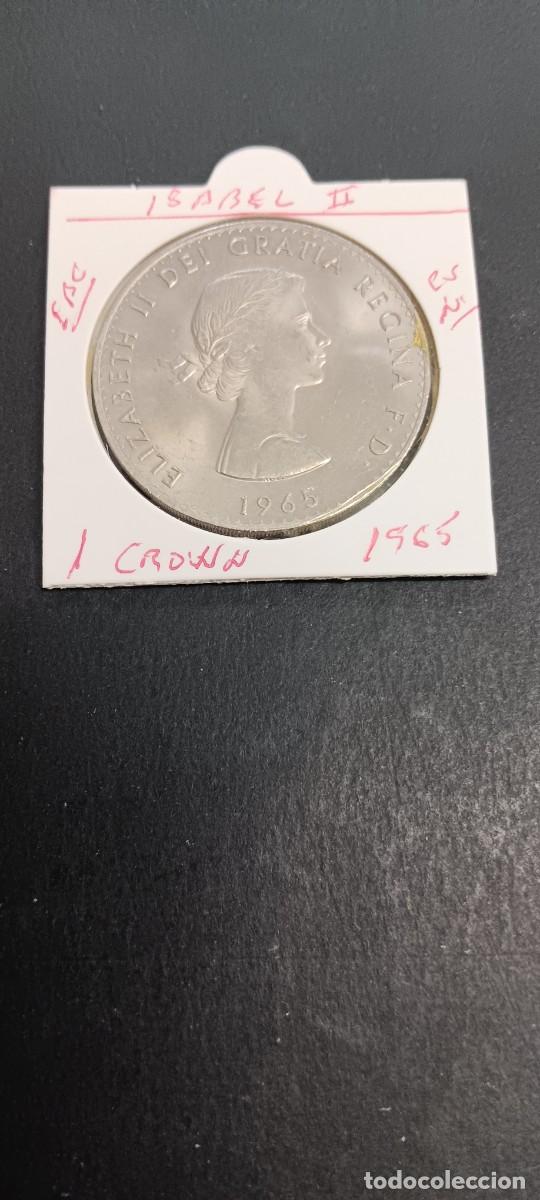 Monedas antiguas de Europa: GRAN BRETA&Ntilde;A 1 CROWN 1965 EBC KM=910 (CUPRONIQUEL)CHURCHILL