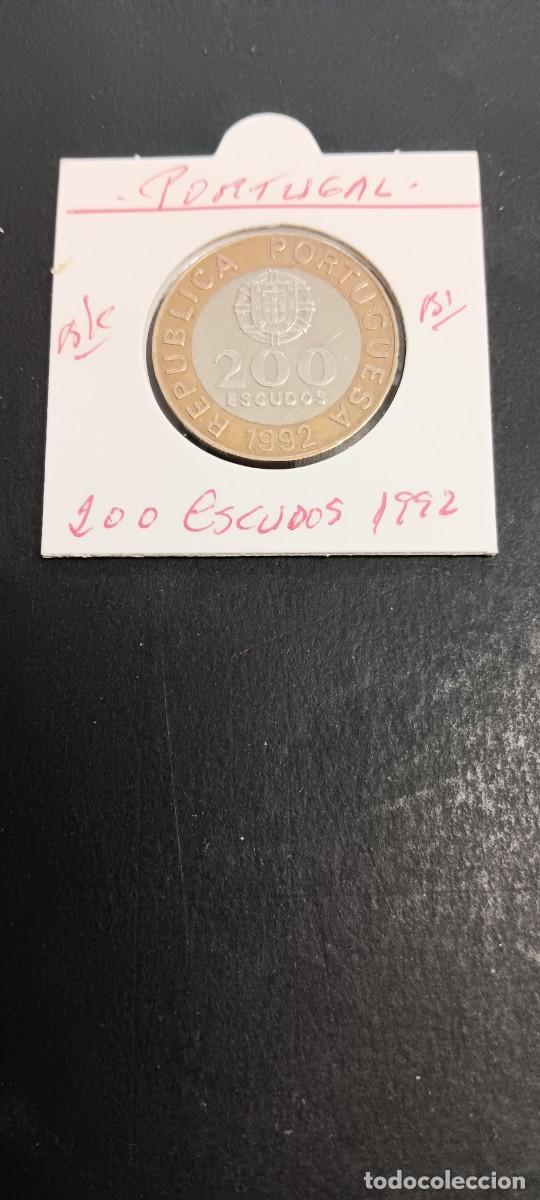 Monedas antiguas de Europa: PORTUFAL 200 ESCUDOS 1992 BC KM=655 (BIMETALICA)
