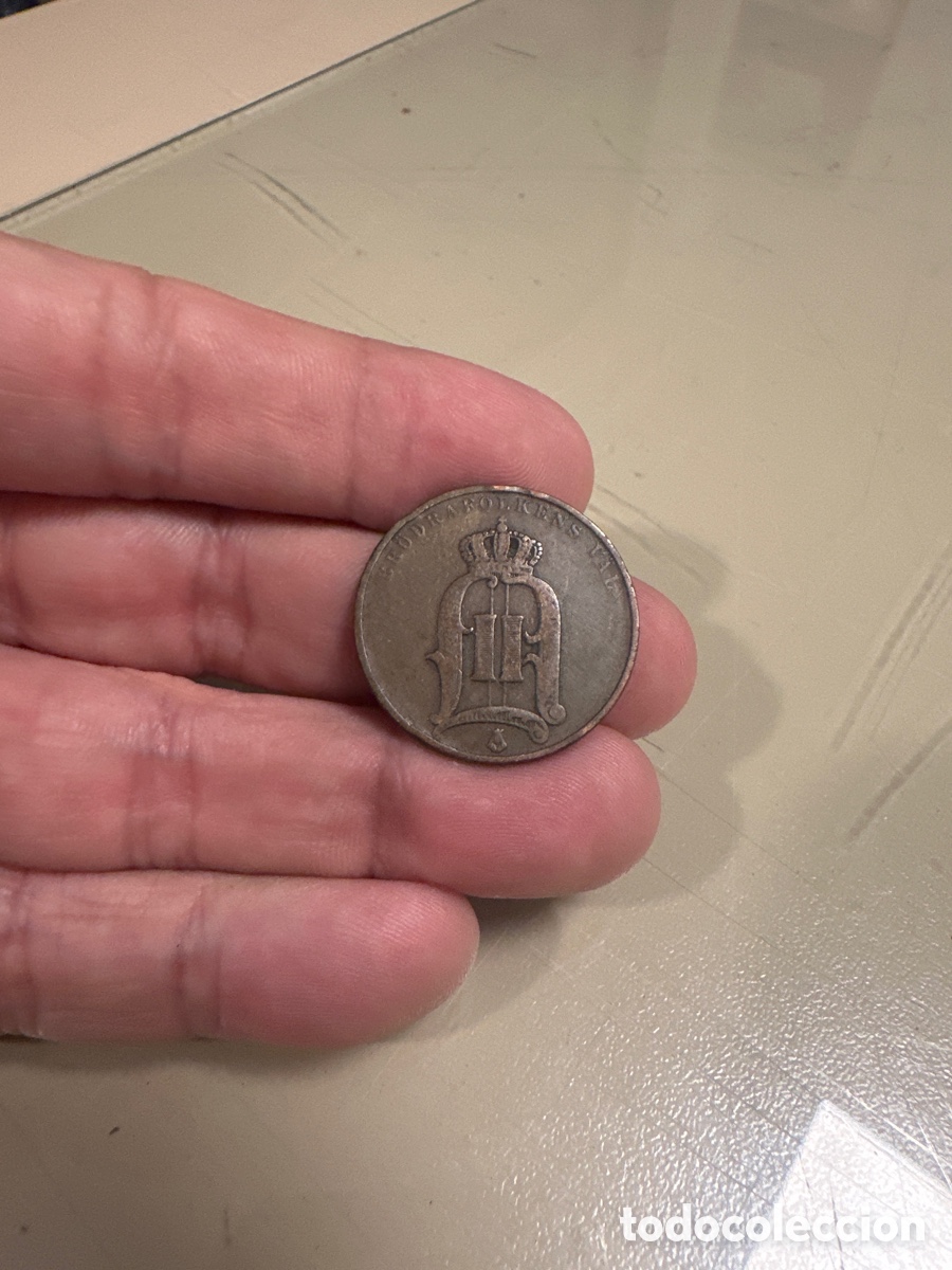 Monedas antiguas de Europa: Moneda de Suecia de 5 ore a&ntilde;o 1891