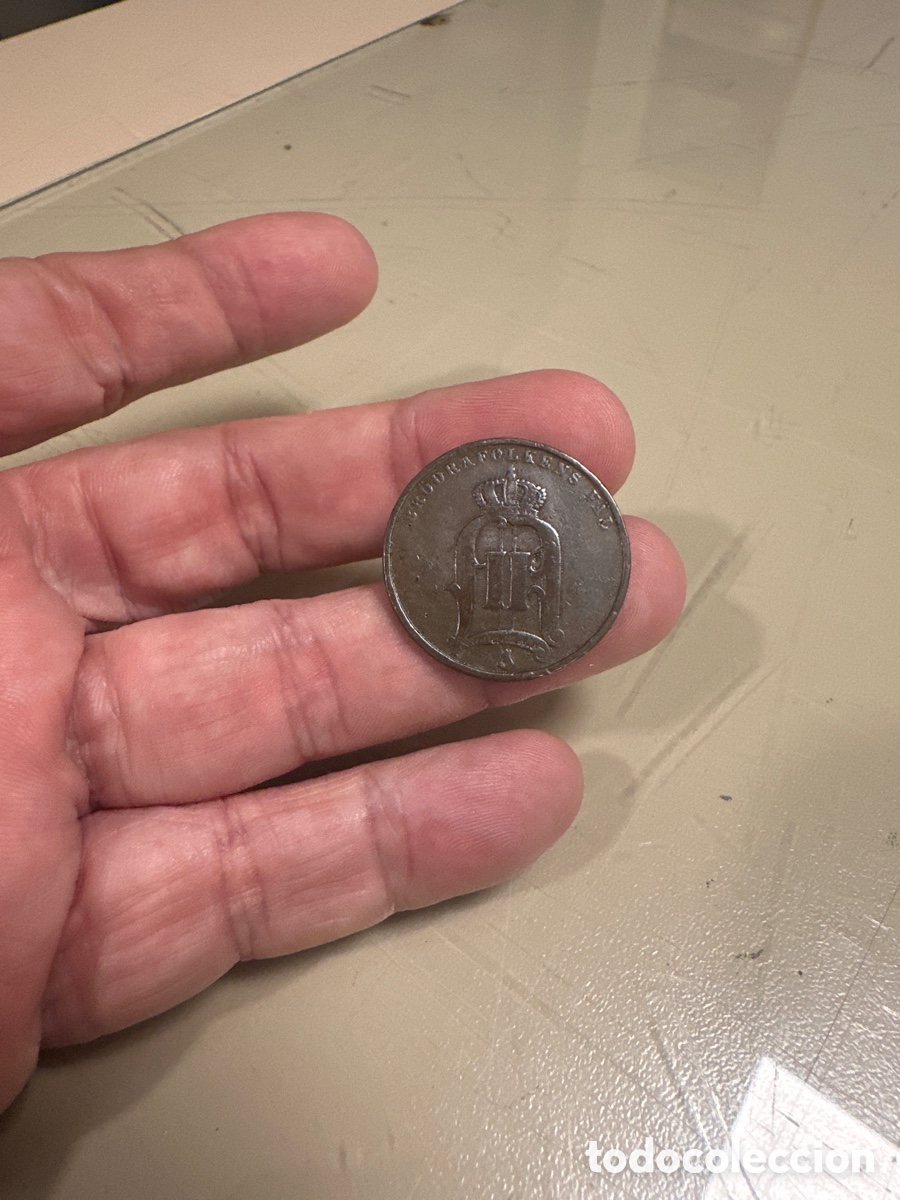 Monedas antiguas de Europa: Moneda de Suecia de 5 ore a&ntilde;o 1892